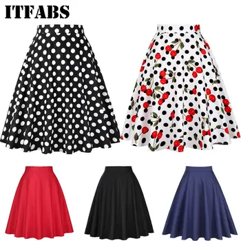 Hirigin Elegant Office Skirt New Women Summer High Waist Skirt Sundress Pure Color Wave Dot Cherry Black Skirt S-XXL
Hirigin Elegant Office Skirt New Women Summer High Waist Skirt Sundress Pure Color Wave Dot Cherry Black Skirt S-XXL