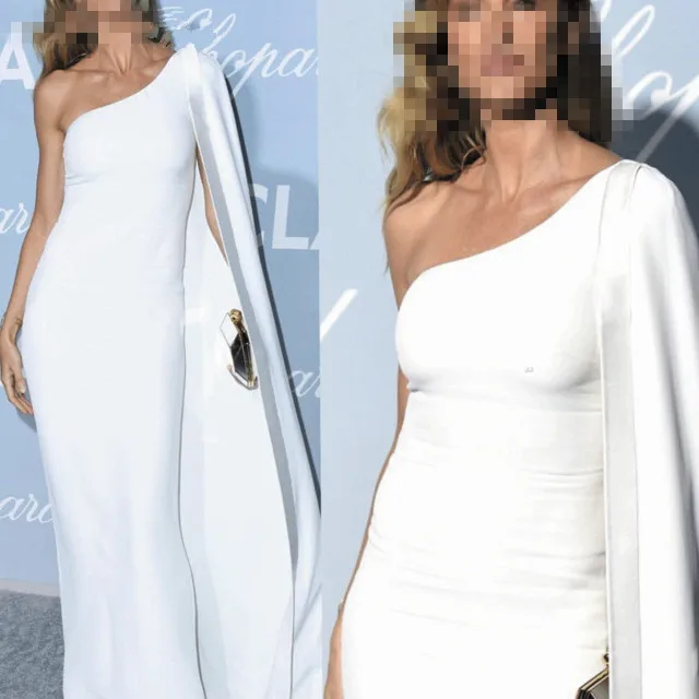 Dubai Evening Dresses One Shoulder with Kaftan Long 2019 White Satin Elegant Evening Gown Abendkleider 2019 Celebrity Dress
Dubai Evening Dresses One Shoulder with Kaftan Long 2019 White Satin Elegant Evening Gown Abendkleider 2019 Celebrity Dress