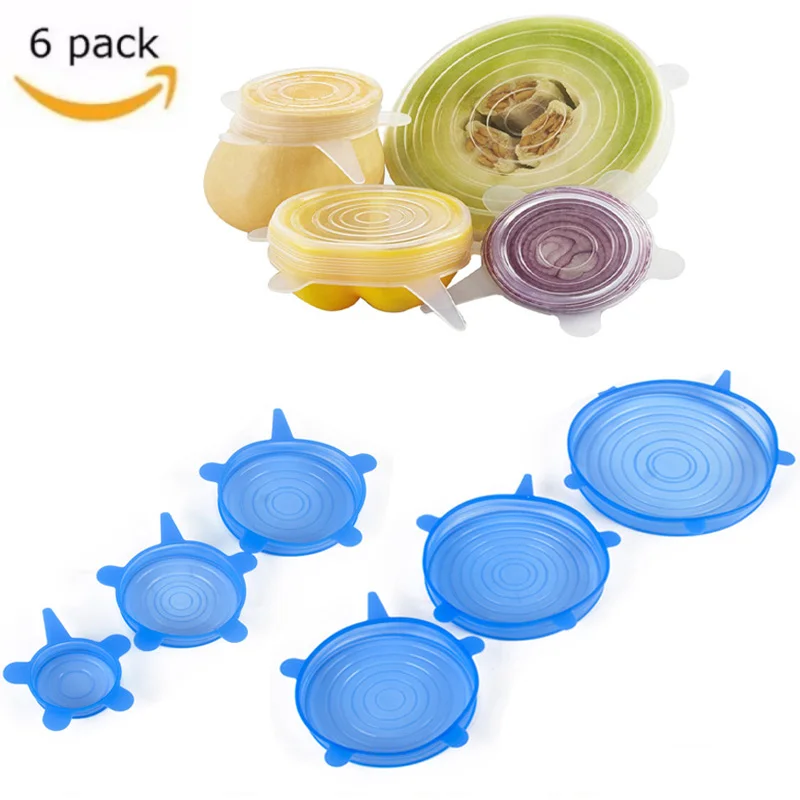6pcs Silicone Stretch Lids Silicon Cover Universal Lid Silicone Bowl Pot Lid-Silicone Cover Kitchen Pan Spill Lid Stopper Cover
6pcs Silicone Stretch Lids Silicon Cover Universal Lid Silicone Bowl Pot Lid-Silicone Cover Kitchen Pan Spill Lid Stopper Cover