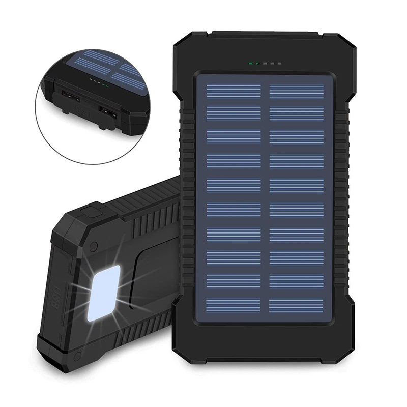 Solar LED 50000mAh Power Bank Charger Case DIY Dual USB Battery Storage Boxes with Mountaineering buckle (No Battery)
Solar LED 50000mAh Power Bank Charger Case DIY Dual USB Battery Storage Boxes with Mountaineering buckle (No Battery)