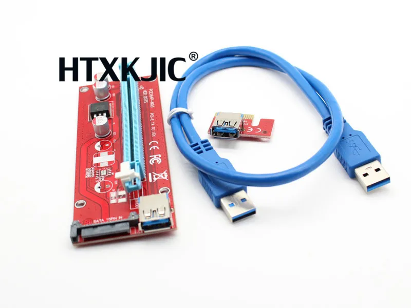 10 шт. красная райзер-карта VER007S PCI Express 1x до 16x PCI-E удлинитель USB3.0 кабель 15pin SATA Power для майнинга Bitcion
10 шт. красная райзер-карта VER007S PCI Express 1x до 16x PCI-E удлинитель USB3.0 кабель 15pin SATA Power для майнинга Bitcion