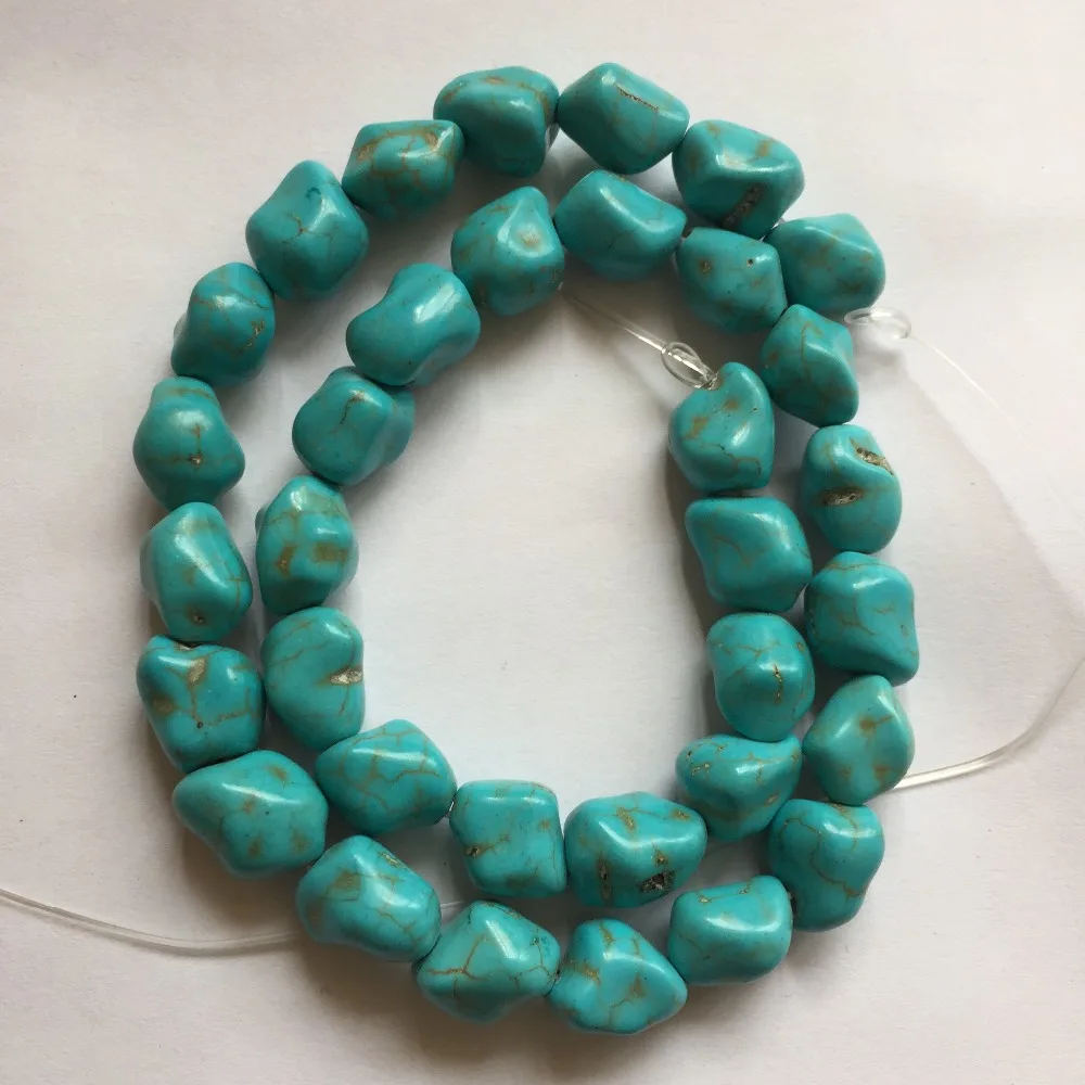 wholesal 8*10*12mm Irregular Colorful White Blue Turquoises Nugget Stone Beads For Jewelry Making 15inches Diy Jewelry Necklace
wholesal 8*10*12mm Irregular Colorful White Blue Turquoises Nugget Stone Beads For Jewelry Making 15inches Diy Jewelry Necklace