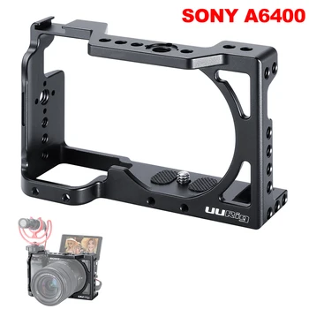 UURIG A6400 Camera Cage Vlog Housing Cage Mount for Sony A6400 VLOG Selfie Handgrip with Cold Shoe for Microphone Fill Light
UURIG A6400 Camera Cage Vlog Housing Cage Mount for Sony A6400 VLOG Selfie Handgrip with Cold Shoe for Microphone Fill Light