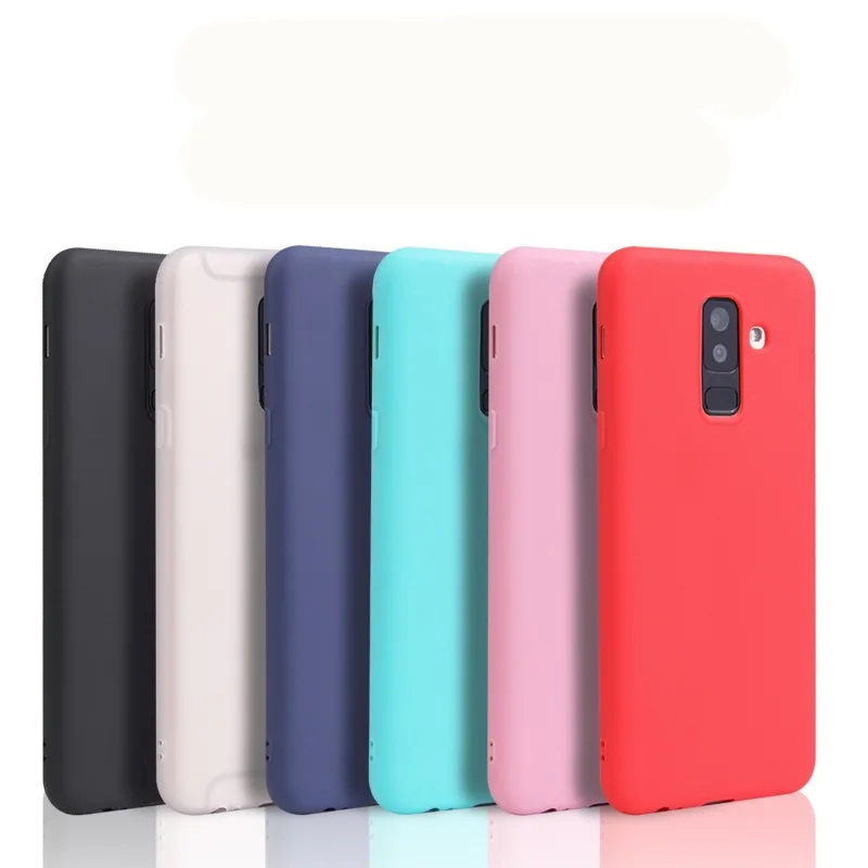 Чехол конфетного цвета Макарон Для Samsung Galaxy A30 A50 A3 A5 A7 2017 J3 J4 J5 J6 J7 Plus A8 A6 2018 S10 мягкий
