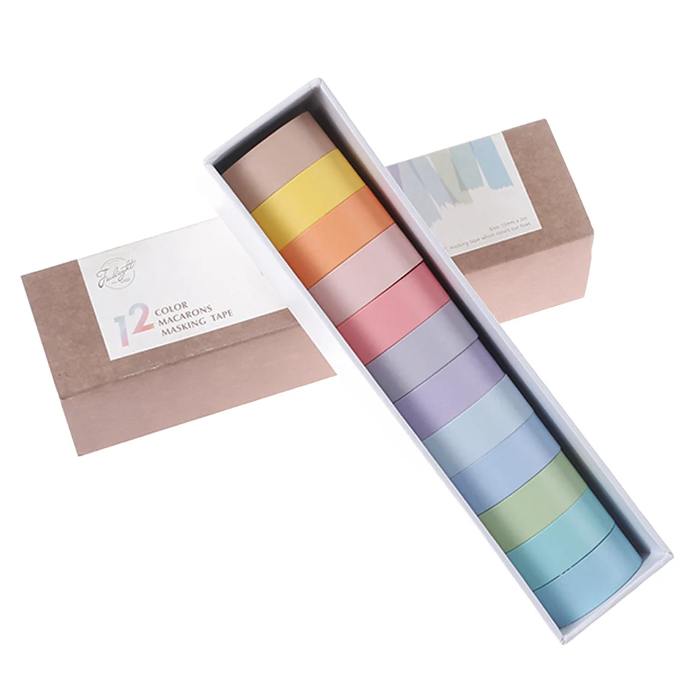 1 Set Macaron Solid Color Washi Tape Set Adhesive Decoration tapes Masking Stickers Diary Album Stationery School Supplies
1 Set Macaron Solid Color Washi Tape Set Adhesive Decoration tapes Masking Stickers Diary Album Stationery School Supplies