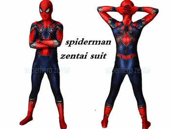 Hot Sale Iron Spiderman Costume Spandex Cosplay Spider-Man Costumes Halloween Fullbody Zentai Suit For Adult/Kids Free shipping
Hot Sale Iron Spiderman Costume Spandex Cosplay Spider-Man Costumes Halloween Fullbody Zentai Suit For Adult/Kids Free shipping