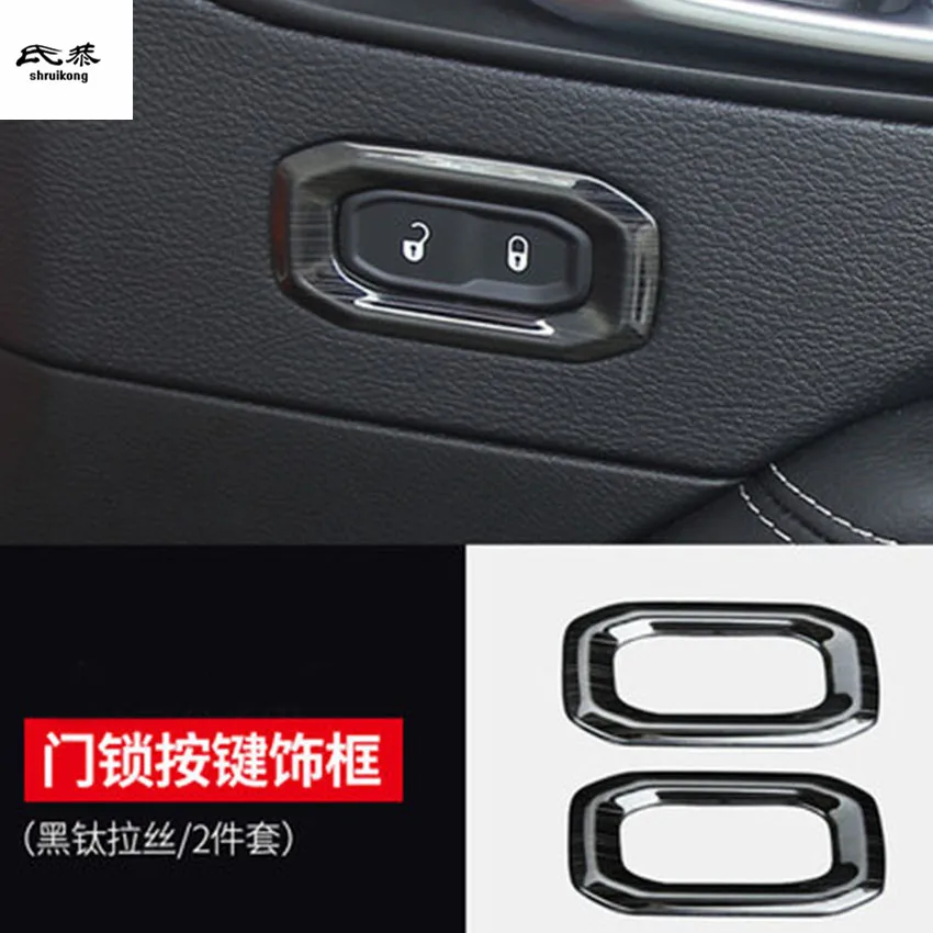 2pcs/lot Stainless Steel car door Safety lock panel decoration cover for 2018 JEEP Wrangler JL Car accessories
2pcs/lot Stainless Steel car door Safety lock panel decoration cover for 2018 JEEP Wrangler JL Car accessories