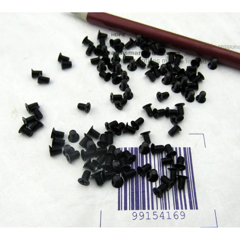 Screws for Bracket 2.5" HDD SSD M3x5mm Cross recessed Black Galvanized countersunk head screws fine thread 100pcs/lot free
Screws for Bracket 2.5" HDD SSD M3x5mm Cross recessed Black Galvanized countersunk head screws fine thread 100pcs/lot free