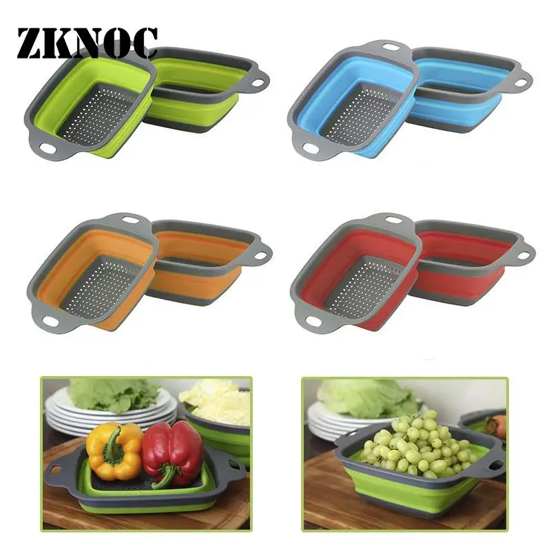 Silicone Foldable Vegetable Fruit Washing Colander Retractable food Pasta Drainer Basket Strainer Water Kitchen Cooking Gadget
Silicone Foldable Vegetable Fruit Washing Colander Retractable food Pasta Drainer Basket Strainer Water Kitchen Cooking Gadget