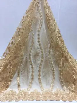 Hot-selling wholesale French gauze lace fabrics Nigeria lace fabrics high-quality African gauze lace fabrics wedding dress 2020