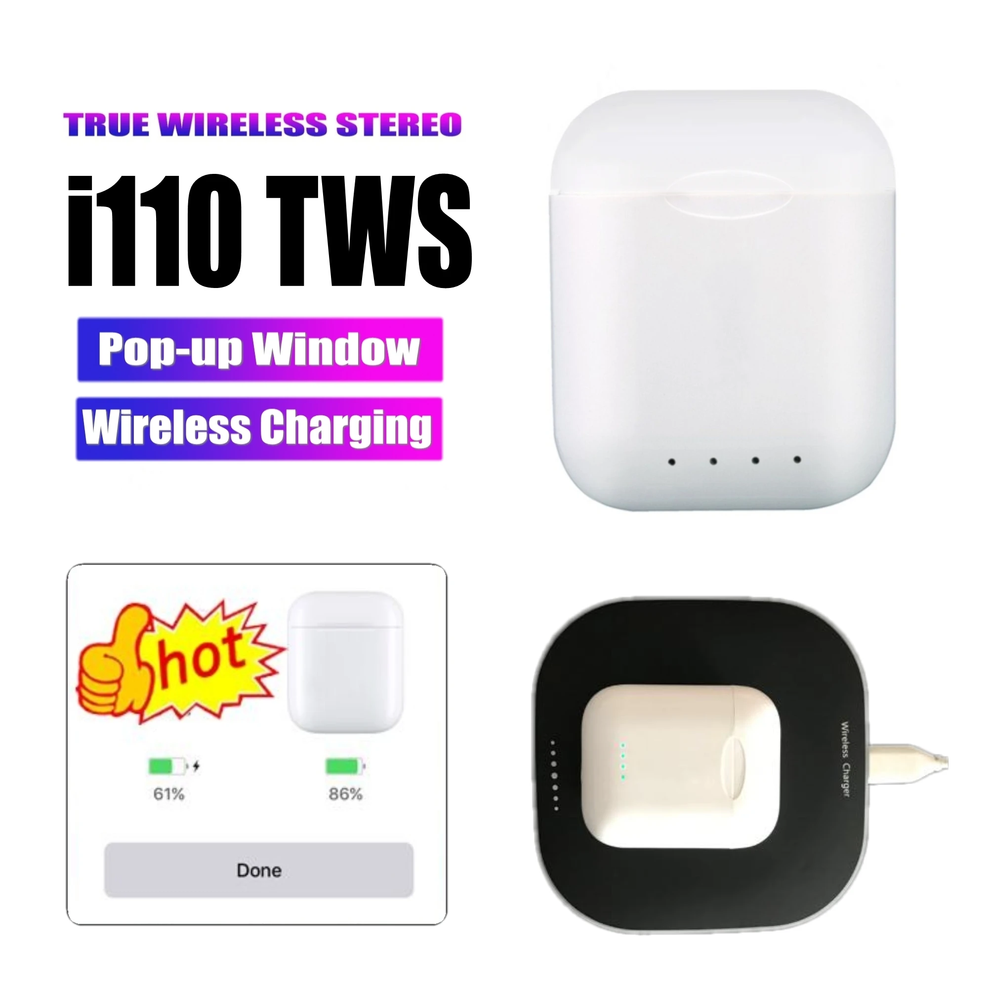 i110 TWS 1:1 size support Wireless Bluetooth 5.0 6D Touch control bass earphone pk i100 i80 i90 i200 i300 tws for iphone xiaomi
i110 TWS 1:1 size support Wireless Bluetooth 5.0 6D Touch control bass earphone pk i100 i80 i90 i200 i300 tws for iphone xiaomi