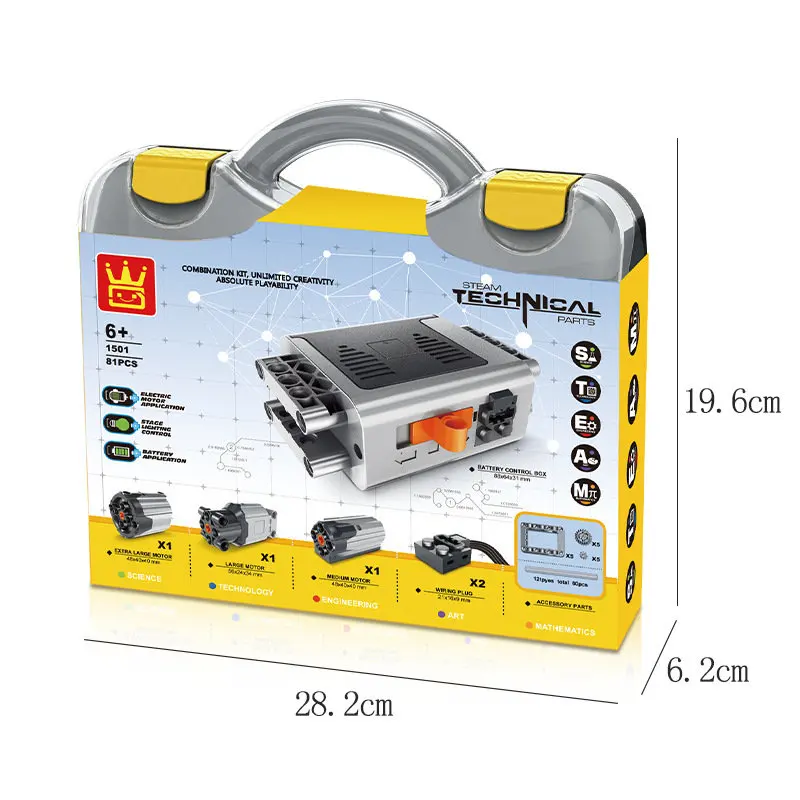 81PCS MOC Technic train Motor Remote Motor Technic Series 8881 8882 8883 technic power functions WITH BOX
81PCS MOC Technic train Motor Remote Motor Technic Series 8881 8882 8883 technic power functions WITH BOX