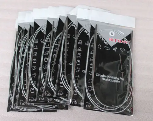 11pcs 43cm 65cm 80cm New Retail Package Durable Stainless Steel Circular Knitting Needles Set Size 1.5-5.0mm
11pcs 43cm 65cm 80cm New Retail Package Durable Stainless Steel Circular Knitting Needles Set Size 1.5-5.0mm