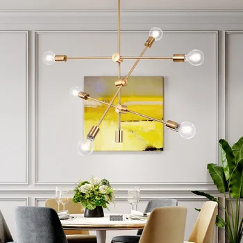 DAR 2/4/6 Arms Pendant Lamp Nordic Copper Painted Metal Lustre Led Chandelier Modern Hanging Chandelier For Living Dining Room
DAR 2/4/6 Arms Pendant Lamp Nordic Copper Painted Metal Lustre Led Chandelier Modern Hanging Chandelier For Living Dining Room