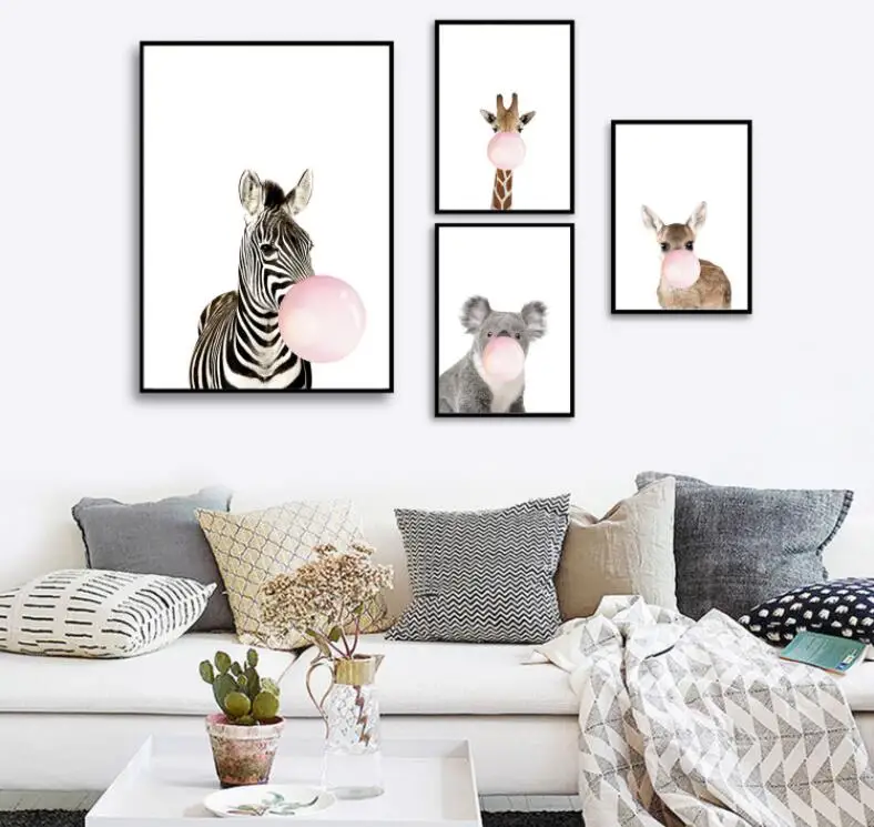 Zebra Giraffe Dog Balloon Canvas Painting Animals Nordic Poster Wall Art Posters And Prints Wall Pictures Kids Room
Zebra Giraffe Dog Balloon Canvas Painting Animals Nordic Poster Wall Art Posters And Prints Wall Pictures Kids Room