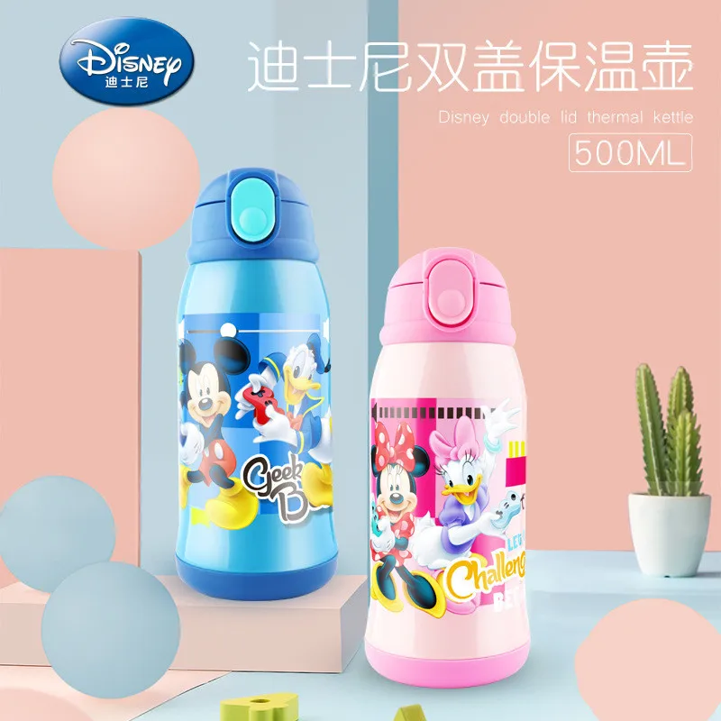 Disney 500ML Mickey Minnie Donald Duck with straw double cover mug Dual use Safety anti-fall 304 stainless steel Lightweight cup
Disney 500ML Mickey Minnie Donald Duck with straw double cover mug Dual use Safety anti-fall 304 stainless steel Lightweight cup