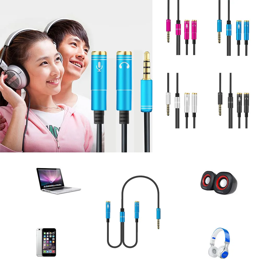 3.5mm Earphone Mic Headphone Audio Y Splitter Adapter Cable Converter Male to Female Dual Converter Drop Shipping Drop Shipping
3.5mm Earphone Mic Headphone Audio Y Splitter Adapter Cable Converter Male to Female Dual Converter Drop Shipping Drop Shipping