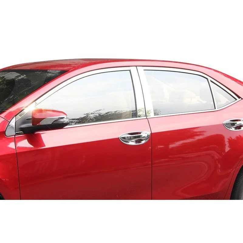 Car Modified Auto Decorative Window Exterior Fashion Protecter Decoration Trim Mouldings 14 15 16 17 18 FOR Toyota Corolla
Car Modified Auto Decorative Window Exterior Fashion Protecter Decoration Trim Mouldings 14 15 16 17 18 FOR Toyota Corolla