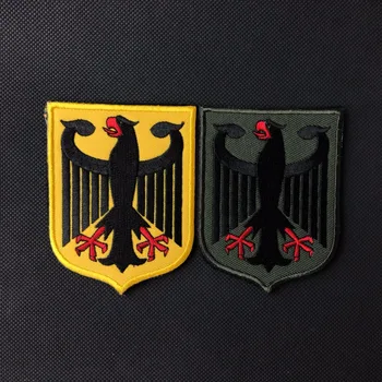 10pcs German eagle shield Patch Embroidery Tactical Badge Hook Loops Military Army Brassard Combat Morale lArmband
10pcs German eagle shield Patch Embroidery Tactical Badge Hook Loops Military Army Brassard Combat Morale lArmband
