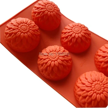 150pcs/lot Factory sale silicone soap moulds six lattices sunflower jelly pudding mould cake mould #DG51
150pcs/lot Factory sale silicone soap moulds six lattices sunflower jelly pudding mould cake mould #DG51