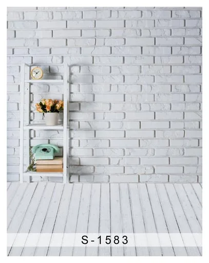 5x7FT White Bricks Wall Ladder Clock Flowers Pot Wood Floor Custom Photo Studio Backdrop Background Banner Vinyl 220cm x 150cm
5x7FT White Bricks Wall Ladder Clock Flowers Pot Wood Floor Custom Photo Studio Backdrop Background Banner Vinyl 220cm x 150cm