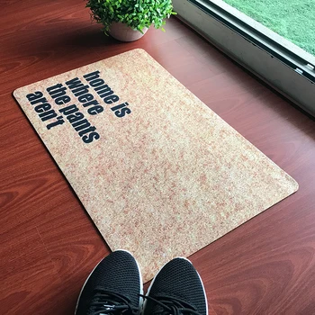 Customize Funny Letter Doormat Entrance Floor Mat Home Is Where The Pants Aren't Non-slip Doormat Machine Washable Drop Shipping
Customize Funny Letter Doormat Entrance Floor Mat Home Is Where The Pants Aren't Non-slip Doormat Machine Washable Drop Shipping