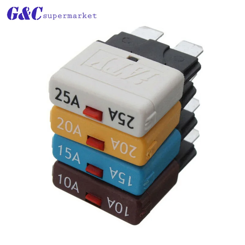 1PC 10-25A 28V DC Resettable Breaker Fuse Auto Manual Rally Blade Car Circuit Automatic
1PC 10-25A 28V DC Resettable Breaker Fuse Auto Manual Rally Blade Car Circuit Automatic
