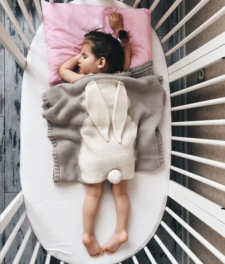 Marious 1pc Rabbit Ear Blanket 70*105cm Three-dimensional Rabbit Blanket Children's Knitted Blanket Beach Mat Baby Baby Blanket
Marious 1pc Rabbit Ear Blanket 70*105cm Three-dimensional Rabbit Blanket Children's Knitted Blanket Beach Mat Baby Baby Blanket