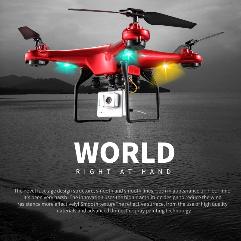 Original L500HD Drone Wide-Angle HD Quadcopter Aircraft One-Touch Landing / Takeoff WIFI Transmission Rc Helicopter
Original L500HD Drone Wide-Angle HD Quadcopter Aircraft One-Touch Landing / Takeoff WIFI Transmission Rc Helicopter