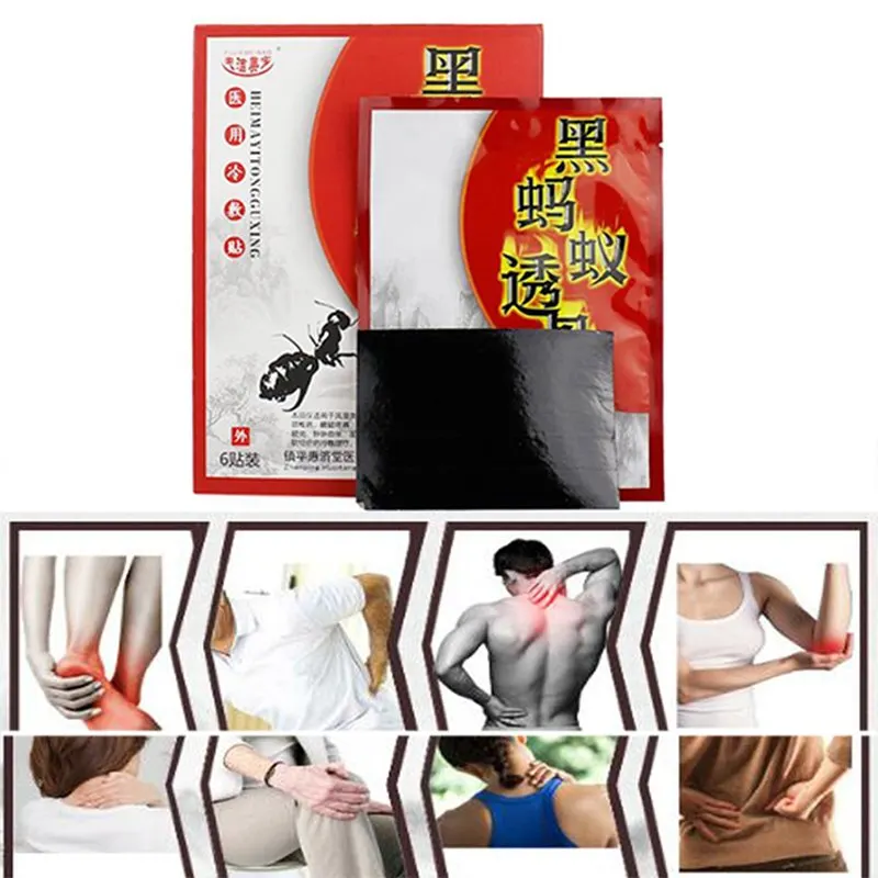 6pcs Black Ant Medicated Plaster Shaolin Medicine Knee Pain Relief Adhesive Patch Joint Back Medicated Plaster Pain Relieving
6pcs Black Ant Medicated Plaster Shaolin Medicine Knee Pain Relief Adhesive Patch Joint Back Medicated Plaster Pain Relieving