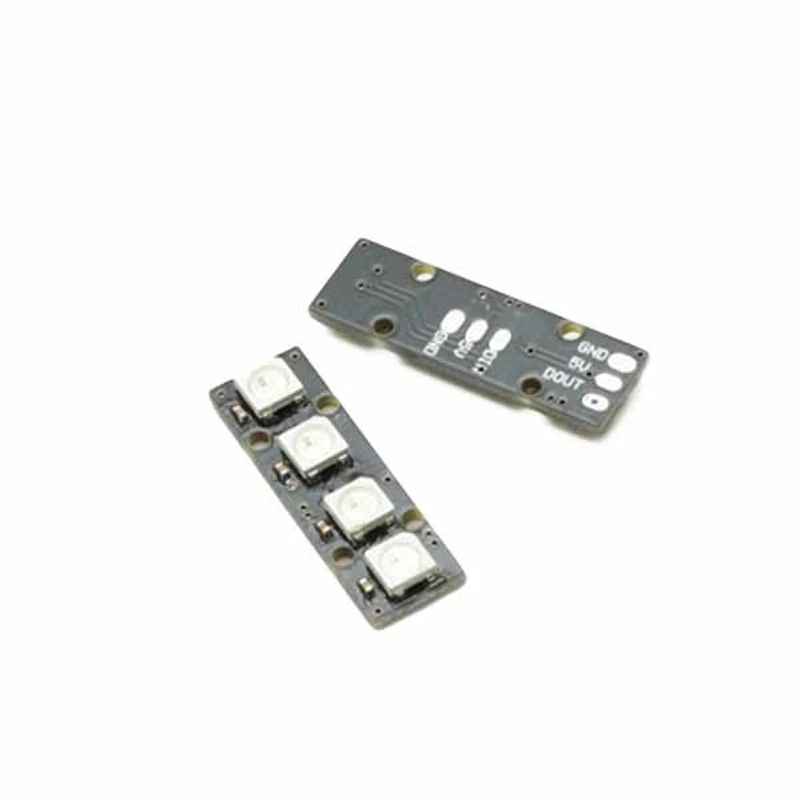 LED Strip with 4 WS2812B RG85050 Colorful LED Lamp for Naze32 CC3D Flight Controller RC Drone DIY Accessories
LED Strip with 4 WS2812B RG85050 Colorful LED Lamp for Naze32 CC3D Flight Controller RC Drone DIY Accessories