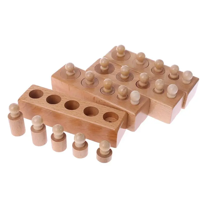 1 Set Wooden Cylinder Montessori Socket Blocks Blocks Toy For Baby Educational Development Practice Senses
1 Set Wooden Cylinder Montessori Socket Blocks Blocks Toy For Baby Educational Development Practice Senses