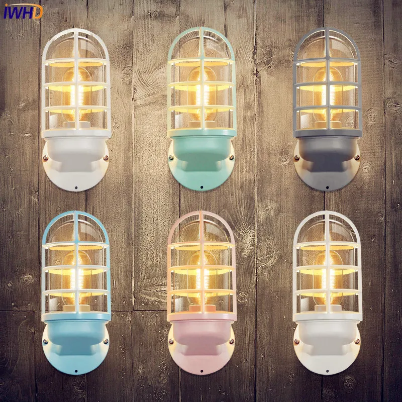 Nordic Vintage Wall Lamp Bedroom Beside Iron American Industrial Wall Lights Fixtures Lamparas De Pared LED Stair Light Wandlamp
Nordic Vintage Wall Lamp Bedroom Beside Iron American Industrial Wall Lights Fixtures Lamparas De Pared LED Stair Light Wandlamp