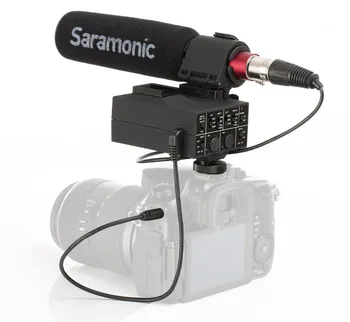 Saramonic MixMic Shotgun Microphone with Integrated 2-Channel XLR Audio Adapter for DSLR Cameras & Camcorders
Saramonic MixMic Shotgun Microphone with Integrated 2-Channel XLR Audio Adapter for DSLR Cameras & Camcorders