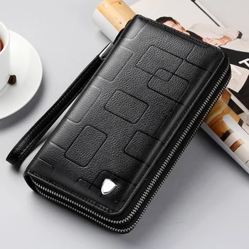 WEIXIER 2018 new simple fashion long design genuine leather wallet casual men's mobile wallet luxury large-capacity wallet
WEIXIER 2018 new simple fashion long design genuine leather wallet casual men's mobile wallet luxury large-capacity wallet