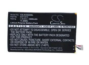 Sameron Sino 3000mah battery for ACER Liquid Jade S2 S520 S58A 1CP415793L1 1S1P BAT-M10 KT.0010S.007 batteries
Sameron Sino 3000mah battery for ACER Liquid Jade S2 S520 S58A 1CP415793L1 1S1P BAT-M10 KT.0010S.007 batteries