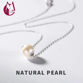 2019 Natural freshwater pearl Initial Necklace Pendant 100% 925 Sterling Silver Women natural stone chain Neckalce Jewelry R07
2019 Natural freshwater pearl Initial Necklace Pendant 100% 925 Sterling Silver Women natural stone chain Neckalce Jewelry R07