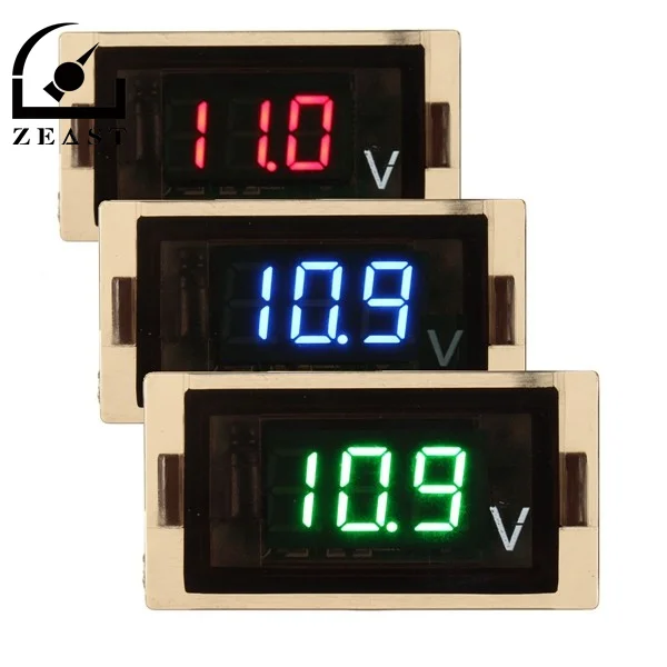 1pcs DC12-24V LCD Digital Voltmeter Waterproof LED Volt Meter Gauge Voltage meter for Motorcycle Blue/Red/Green Display
1pcs DC12-24V LCD Digital Voltmeter Waterproof LED Volt Meter Gauge Voltage meter for Motorcycle Blue/Red/Green Display
