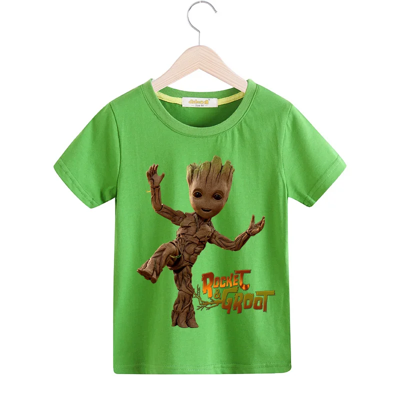 Boys Girls T Shirt Children T-shirts Kids Summer Short Sleeve Tees Top Clothing Baby I'm Groot Print Tshirts Costume 2019 TX147 (8)