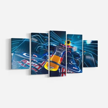 5 Pieces Modern Art F1 Racing Canvas Painting Wall Art Picture Sports Print And Poster Room Decoration
5 Pieces Modern Art F1 Racing Canvas Painting Wall Art Picture Sports Print And Poster Room Decoration