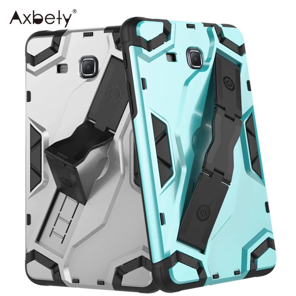 

Axbety Hybrid Armor Case For Samsung Galaxy Tab A A6 7.0 T280 T285 SM-T280 Heavy Duty Shockproof Tablet Case Hidden Stand Cover