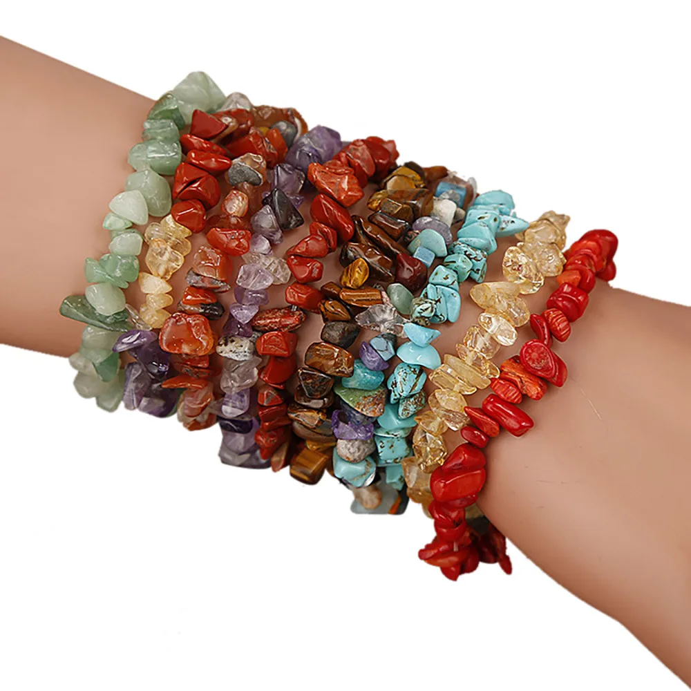Handmade 5-8mm Mixed Natural Chip Beads Stretchy Bracelet Healing Reiki bracelets for women jewelry pulseira masculina
Handmade 5-8mm Mixed Natural Chip Beads Stretchy Bracelet Healing Reiki bracelets for women jewelry pulseira masculina