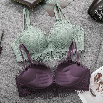 New Women's Sexy Lace Bra Set Seamless Palm Embroidery Brassiere Underwear and B Cup Push-Up Bra Panty Set Deep V Lingerie
New Women's Sexy Lace Bra Set Seamless Palm Embroidery Brassiere Underwear and B Cup Push-Up Bra Panty Set Deep V Lingerie