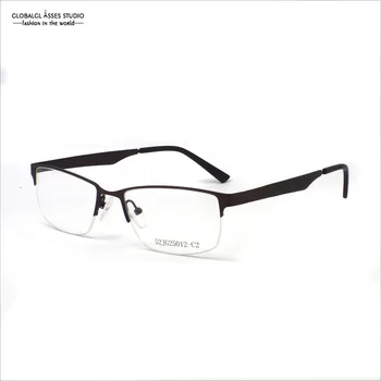 High Quality Fashion Half Frame Flexible Metal Glasses Prescription Frame Unisex Shiny Brown Wood Stripe Eyeglasses 52JG25012-C2
High Quality Fashion Half Frame Flexible Metal Glasses Prescription Frame Unisex Shiny Brown Wood Stripe Eyeglasses 52JG25012-C2
