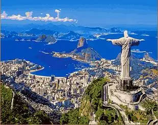 Rio de Janeiro Brazil landscape coloring by numbers on canvas wall pictures for living room home decor
Rio de Janeiro Brazil landscape coloring by numbers on canvas wall pictures for living room home decor