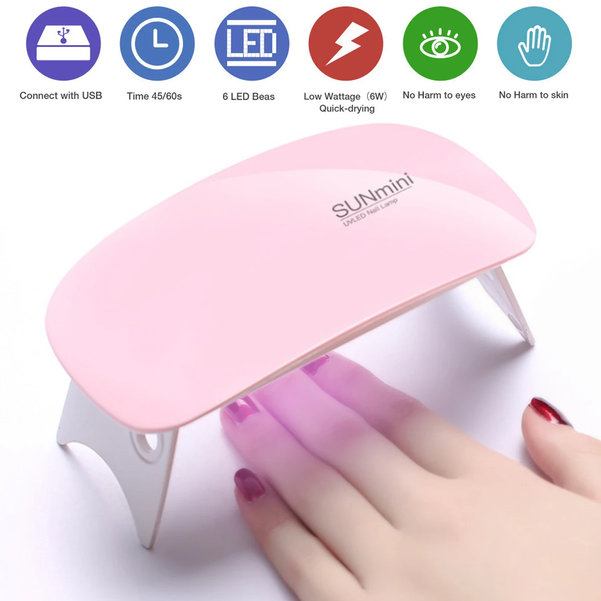 6 w UV/LED Lamp Nail Dryer Mini Portable USB Cable for the Gift Domestic Use Nail Polish Gel Dryer USB lamp Manicure Photother
6 w UV/LED Lamp Nail Dryer Mini Portable USB Cable for the Gift Domestic Use Nail Polish Gel Dryer USB lamp Manicure Photother