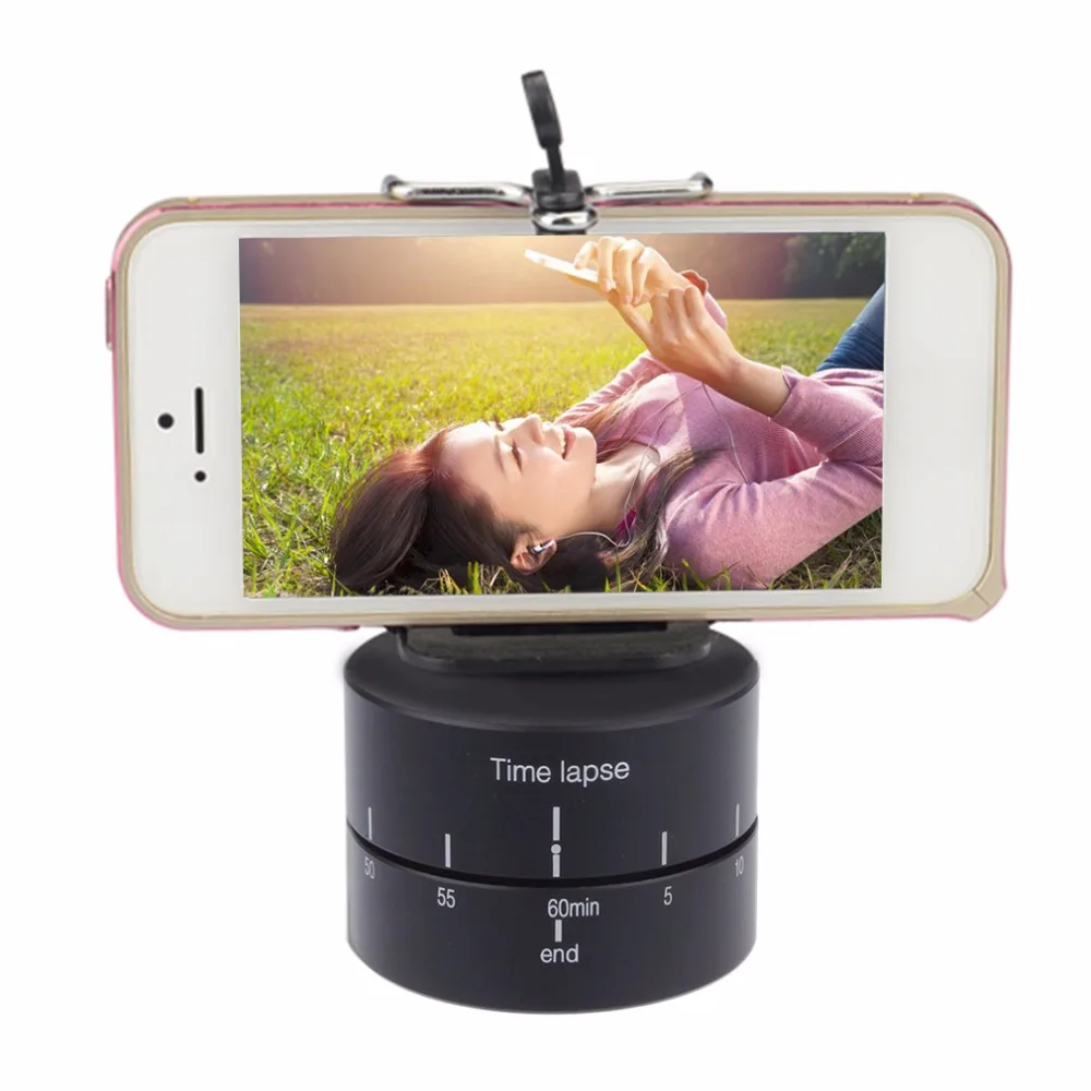 Time lapse Camera tripod head base 360 degree Auto Rotate 360 TL timelapse For Xiaoyi for Gopro Camera SLR for iphone andriod
Time lapse Camera tripod head base 360 degree Auto Rotate 360 TL timelapse For Xiaoyi for Gopro Camera SLR for iphone andriod