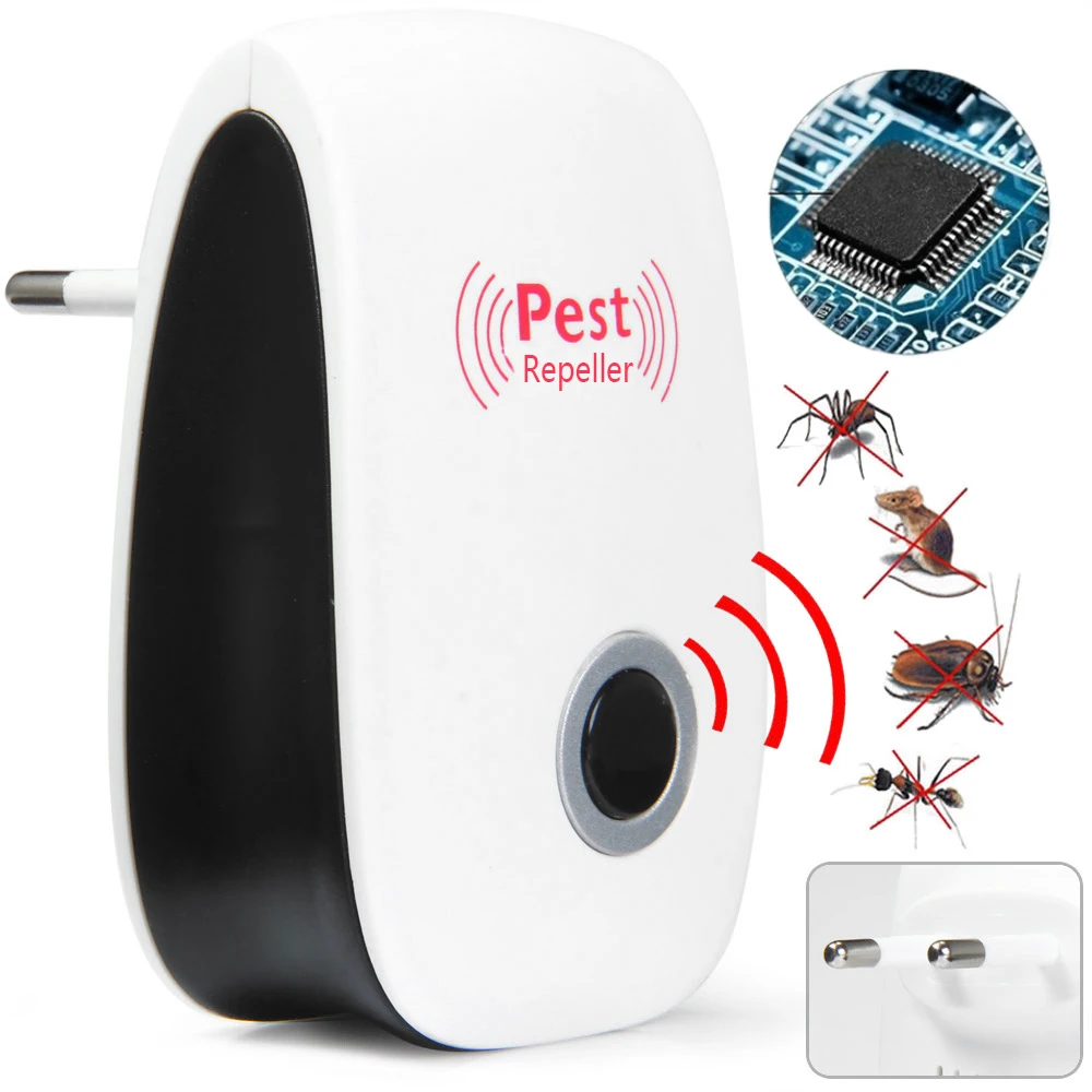 Super Ultrasonic Pest Repeller Anti Mite Spiders Mouse Cockroach Mosquito Bed Bug Killer Insect Controller Pest Reject Repellent
Super Ultrasonic Pest Repeller Anti Mite Spiders Mouse Cockroach Mosquito Bed Bug Killer Insect Controller Pest Reject Repellent