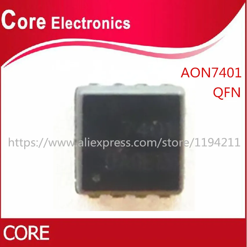 20 шт./лот AON7401 AO7401 7401 MOSFET QFN-8 | Электронные компоненты и принадлежности
