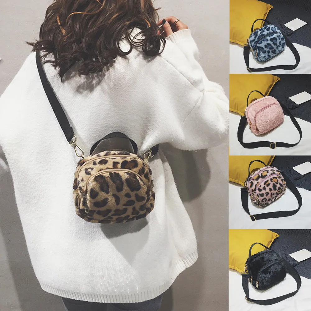 Fashion Women Handbag Leopard Print Zipper Plush Messenger Bag Hand Bag Crossbody Shoulder Bags for Women 2019 #Zer
Fashion Women Handbag Leopard Print Zipper Plush Messenger Bag Hand Bag Crossbody Shoulder Bags for Women 2019 #Zer